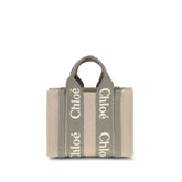 Chloé Beige Linen Handbag